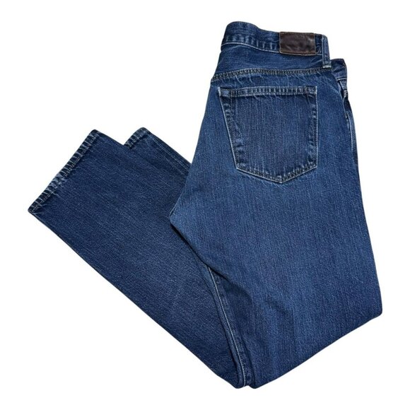 J. Crew‎ 484 Kaihara Denim Japanese Fabric Blue Cotton Jeans Men’s 34x30 - Picture 1 of 7